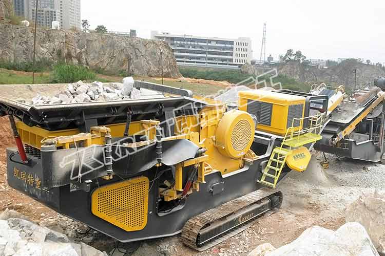履帶移動顎式破碎站四大常見問題及解決辦法
