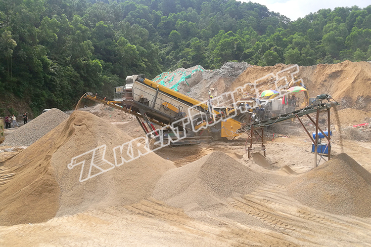 昆明履帶移動碎石機(jī)固廢資源利用案例解析